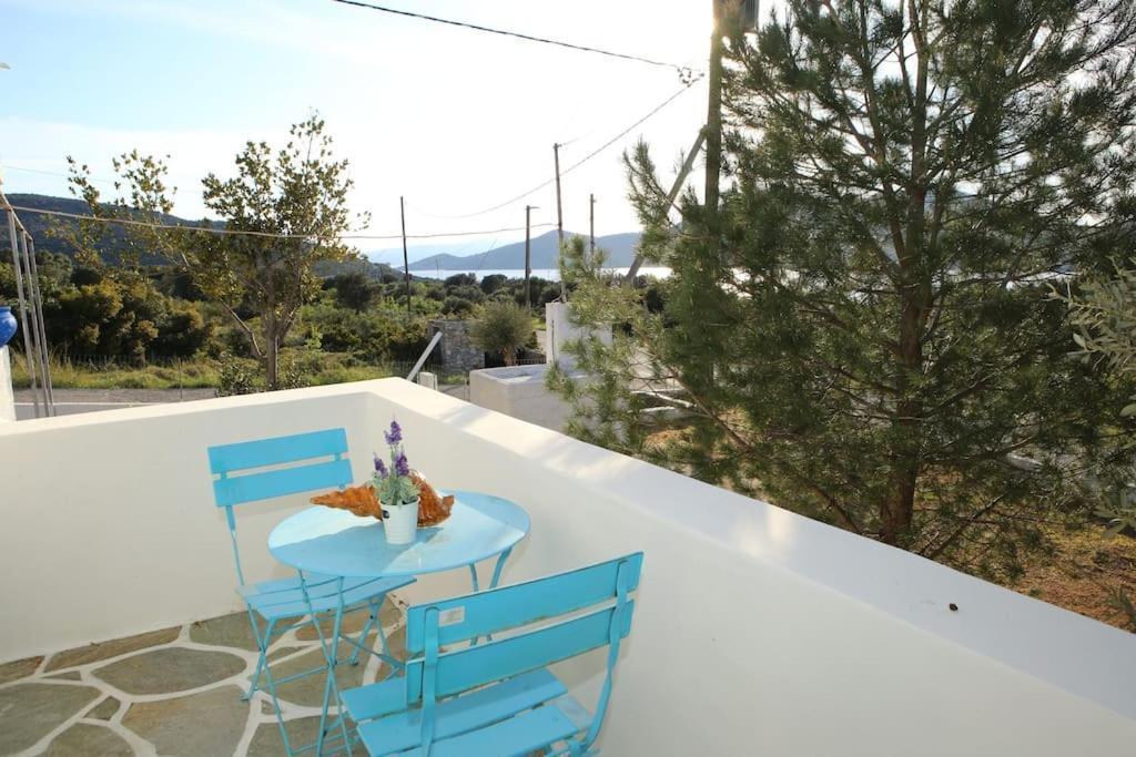 White Villa In Olive Trees And Seaview To Panagia Almiropótamos Eksteriør bilde