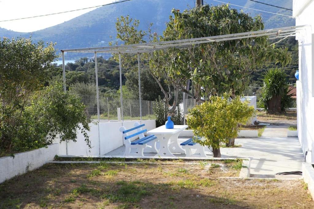 White Villa In Olive Trees And Seaview To Panagia Almiropótamos Eksteriør bilde